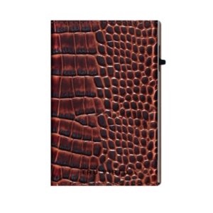 tru virtu click & slide sleek croco brown silver